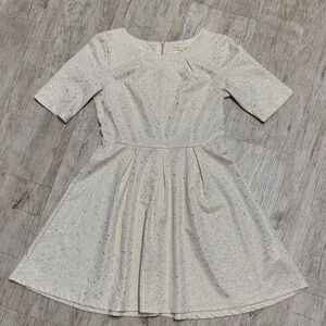 Copper Key Sparkling Cream Kids Dress